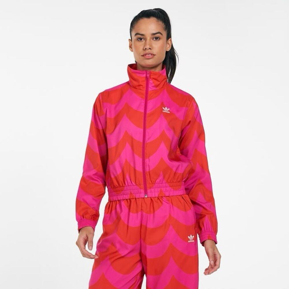 Adidas‎ x Marimekko Women's Track Jacket Pink Red 2XS